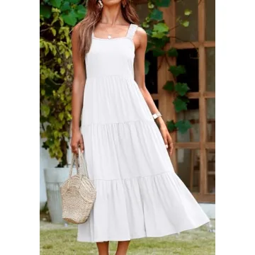 PRETTYGARDEN Maxi Dress for Women Comfortable Versatile Style