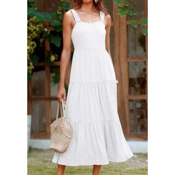 PRETTYGARDEN Maxi Dress for Women Comfortable Versatile Style