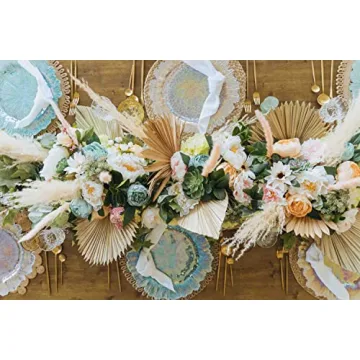 Simply Elegant Coral Reef Glass Charger Plates Set of 8