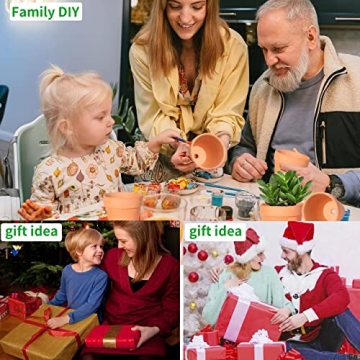 20 Pack 3 Inch Terracotta Plant Pots with Saucer