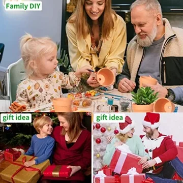 20 Pack 3 Inch Terracotta Plant Pots with Saucer