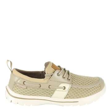 Men's Skuze Del Marina - Stretch Fit Boat Shoe TAN Beige 11 M