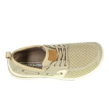 Men's Skuze Del Marina Lightweight Boat Shoes - TAN Beige