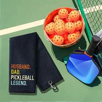 Pickleball Legend Towel for Sports Enthusiasts