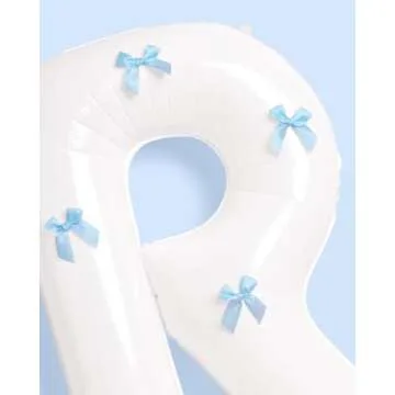 xo, Fetti Bride Balloons with Bows - 40 Inch XL Decor