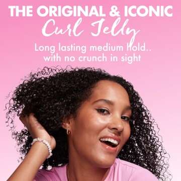 Umberto Giannini Curl Jelly Scrunching Jelly 7 fl Oz - Frizz Solution Defining Hair Gel for 2a-4c Curly, Wavy, Coily Hair - Vegan & Cruelty-Free