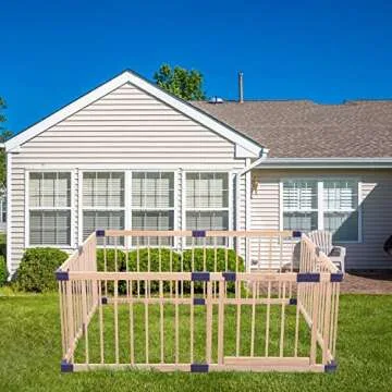 Wooden Baby Playpen for Safe Toddler Play Areas
