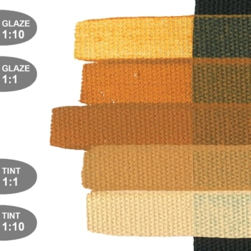 SoFlat Matte Acrylics by GOLDEN, Mars Yellow Deep, 2 fl. oz.