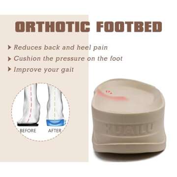 Fuzzy Comfort KuaiLu Women's Slippers with Arch Support