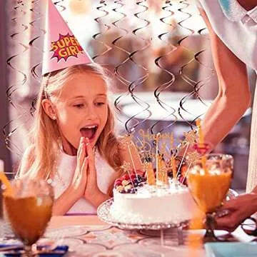 Rose Gold and Pink Birthday Party Set with Banner and Balloons