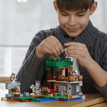 Shop LEGO Minecraft The Skeleton Attack Building Set