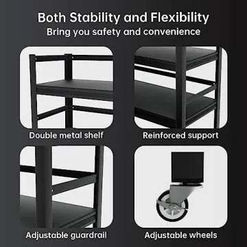 MOLYHOM Heavy Duty Garage Shelving with Adjustable Heights