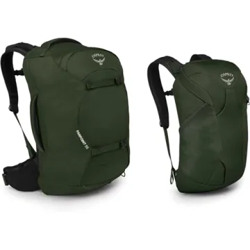 Osprey Farpoint 55L Men's Travel Backpack Gopher Green