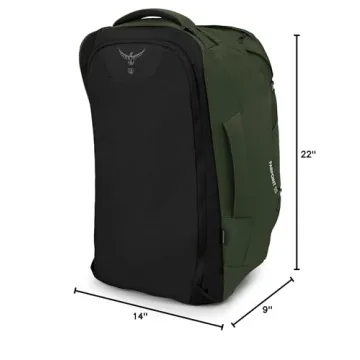 Osprey Farpoint 55L Men's Travel Backpack Gopher Green