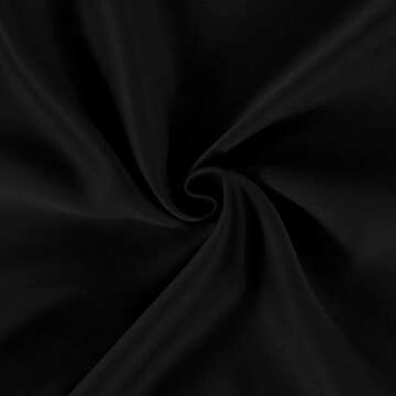 LEMOMO Black Thermal Blackout Curtains/52 x 72 Inch/Set of 2 Panels Room Darkening Curtains for Bedroom