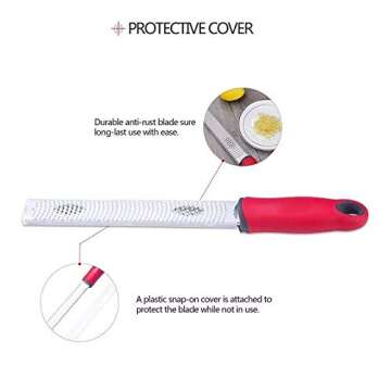 Ultimate Lemon Zester & Cheese Grater Set - Stainless Steel