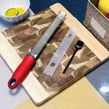 Ultimate Lemon Zester & Cheese Grater Set - Stainless Steel