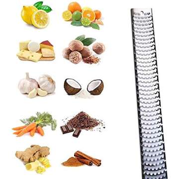 Ultimate Lemon Zester & Cheese Grater Set - Stainless Steel