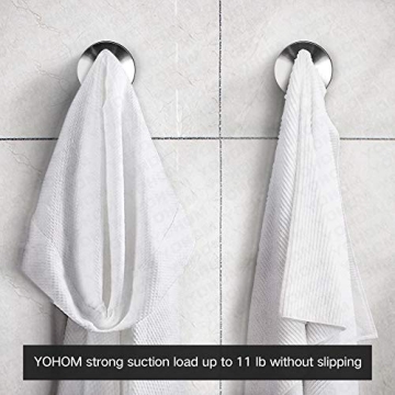 YOHOM Stylish Suction Hook for Towel and Loofah