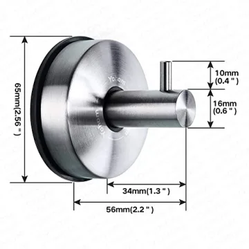 YOHOM Stylish Suction Hook for Towel and Loofah