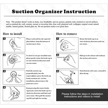 YOHOM Stylish Suction Hook for Towel and Loofah