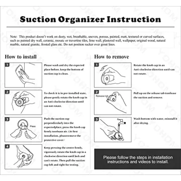 YOHOM Stylish Suction Hook for Towel and Loofah