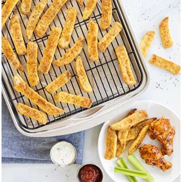 Nordic Ware Oven Crisp Baking Tray, 17.10 x 12.40 x 1.40 inches, Natural