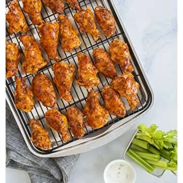 Nordic Ware Oven Crisp Baking Tray, 17.10 x 12.40 x 1.40 inches, Natural