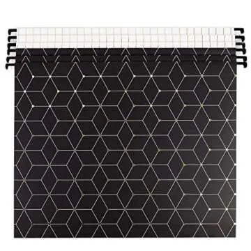 U Brands Hanging File Folders, Modern + Classic, 12 Count