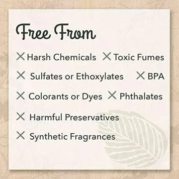 Eco Me Natural Environmentally Friendly Sudsing Liquid Dish Soap, Healthy Fragrance Free Scent, 16 Ounces