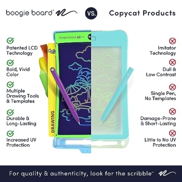 Boogie Board Kids Sketch Pals Portable Drawing Tablet