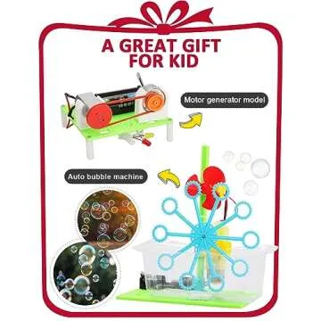 Poraxy 5 Set STEM Science Kits for Kids Ages 8-12, Robotics Model Car, Toys for Ages 8-13, Building Engineering Experiment Projects, Birthday Gifts for Boys Girls 6 7 8 9 10 11 12 13 Year Old