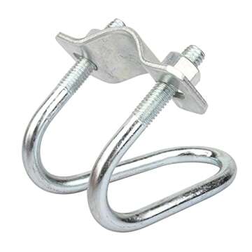 eoere 20 PCS 1"x1" O.D. Cross-Connector Vertical Pipe Crossover Clamps Buckle Connector Fixator