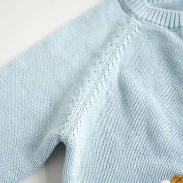 Baby Girls Sweater Cardigan Long Sleeve Button Knit Sweater Coat Tops Cute Fall Winter Jacket Outwear