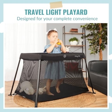 Dream On Me Travel Light Playard - Portable Baby Crib