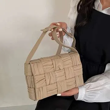 ELDA Woven Crossbody Bag for Women | Handmade Fashionable Purse