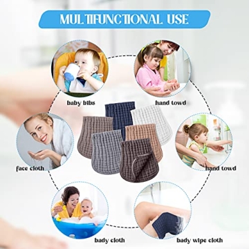 Frienda Muslin Burp Cloths - Extra Absorbent & Stylish