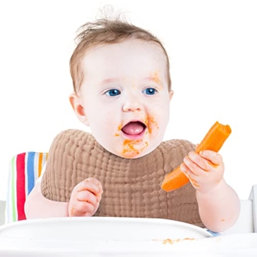 Frienda Muslin Burp Cloths - Extra Absorbent & Stylish