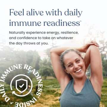 Better Way Health Advanced Immune Support Supplement with Highly Purified Beta Glucan 100 - Immune System Booster - 100mg 60 Caps (Pack of 1)