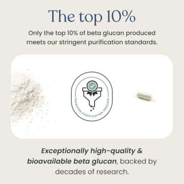 Better Way Health Advanced Immune Support Supplement with Highly Purified Beta Glucan 100 - Immune System Booster - 100mg 60 Caps (Pack of 1)