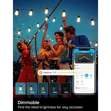 Govee Smart Outdoor String Lights Dimmable Waterproof Alexa