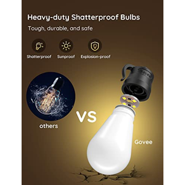 Govee Smart Outdoor String Lights Dimmable Waterproof Alexa