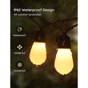 Govee Smart Outdoor String Lights Dimmable Waterproof Alexa