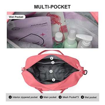 Stylish Travel Duffel Bag for Gym and Weekend Getaways