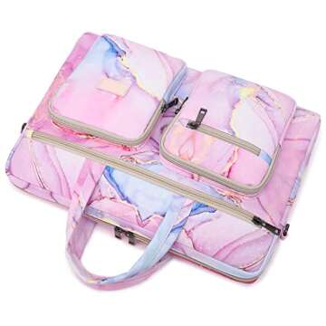 Ezrelia15-15.6 inch Laptop Shoulder Bag, for MacBook Pro 16, Hp Lenovo Dell 14 inch Waterproof Messenger Bag Case Sleeve