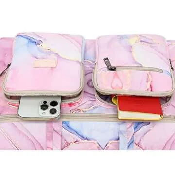 Ezrelia15-15.6 inch Laptop Shoulder Bag, for MacBook Pro 16, Hp Lenovo Dell 14 inch Waterproof Messenger Bag Case Sleeve