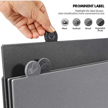 Durable MASTERTOP Cutting Board Set - Dishwasher Safe & BPA Free