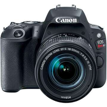 Canon EOS Rebel SL2 DSLR Camera with EF-S 18-55mm STM Lens - WiFi Enabled