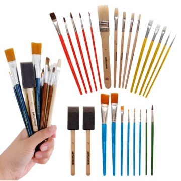 Artlicious Acrylic Paint Brush Set for Creative Fun