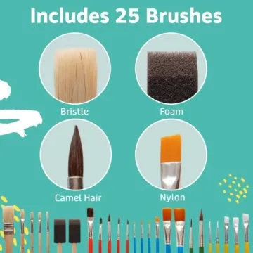 Artlicious Acrylic Paint Brush Set for Creative Fun